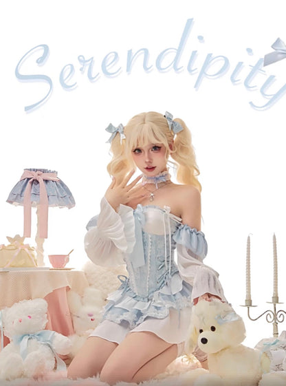 Lolita Milkmaid Elysium Dress & Corset Set