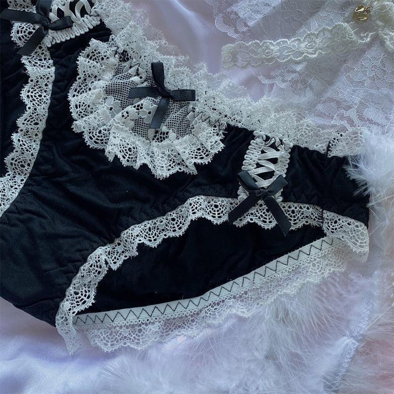 Shop Kawaii Lace Maid Panties , Lingerie , Killer Lookz , lingerie, maid, new, out from under, panties, underwear , Killer Lookz , killerlookz.com