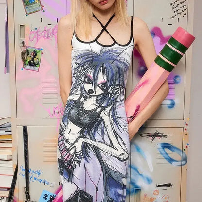 In the Art Harajuku Anime Dress