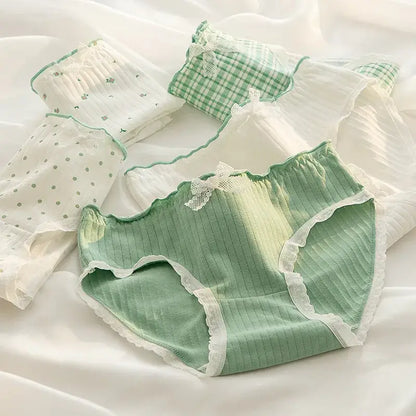 5Pcs/Set Soft Cotton Panties
