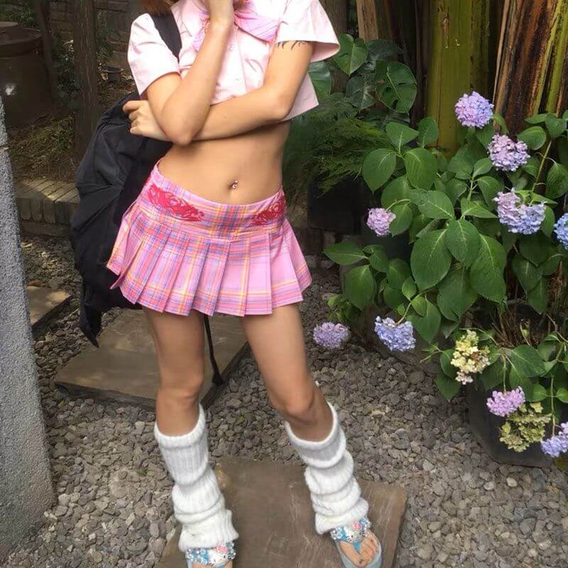 Y2k Harajuku Low Waist Mini Skirt