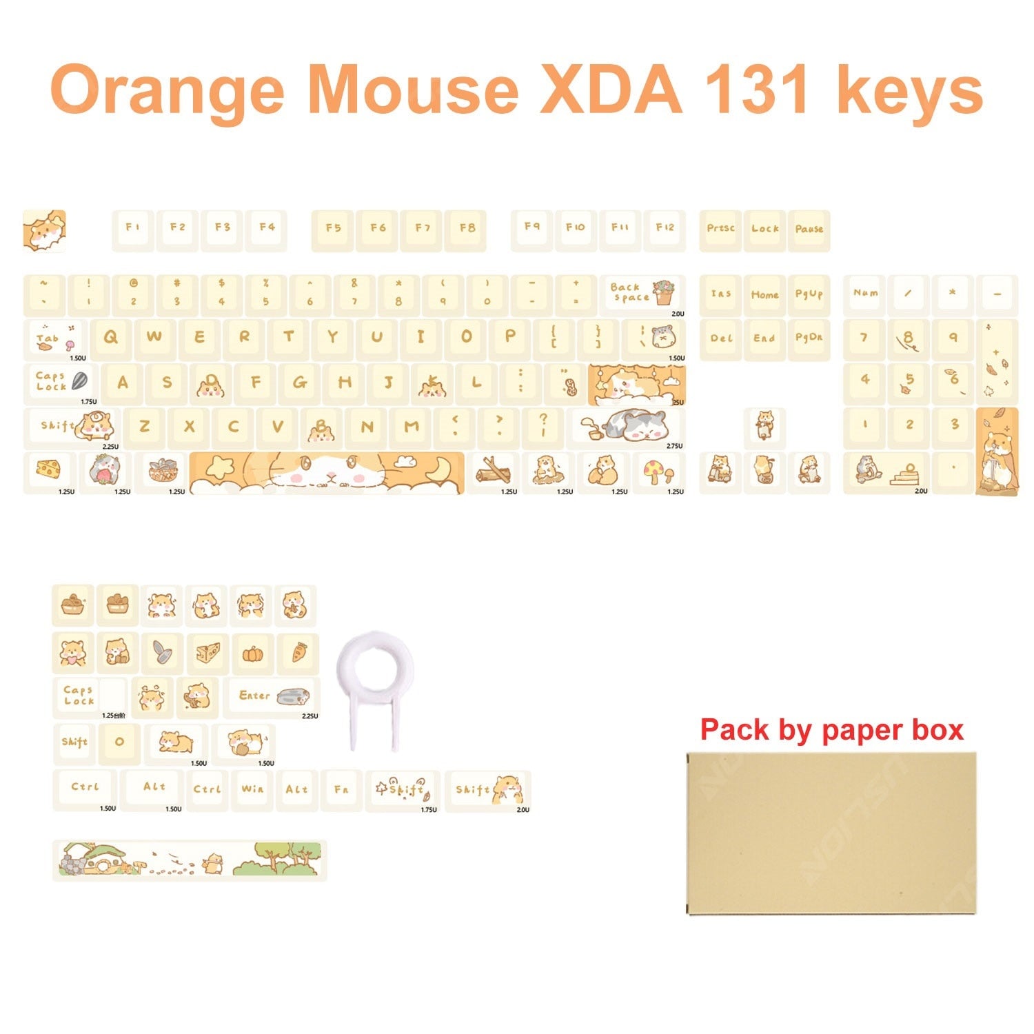 Shop 131 keys Cute Mouse Theme Keycaps Set , keycaps , Killer Lookz , gaming, keycaps , Killer Lookz , killerlookz.com