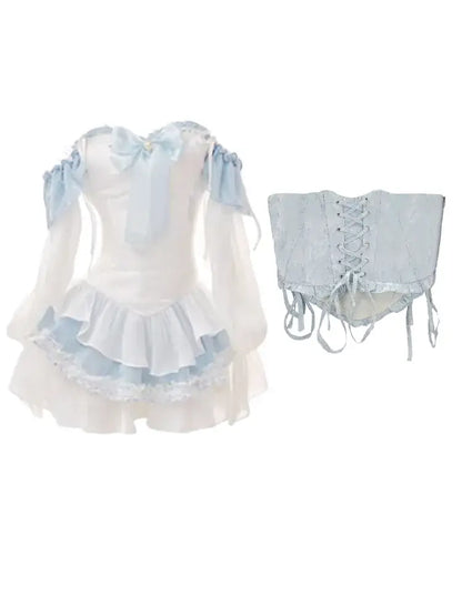 Lolita Milkmaid Elysium Dress & Corset Set