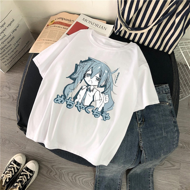 Hatsune Miku Blue Oversized T-Shirt