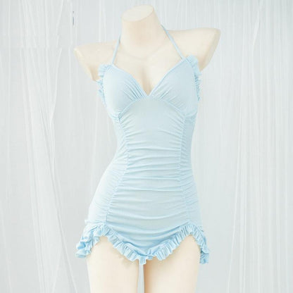 Shop Pastel Mini Bodycon Ruffle Swimsuit Bikini Lingerie , , Killer Lookz , dress, nightdress , Killer Lookz , killerlookz.com