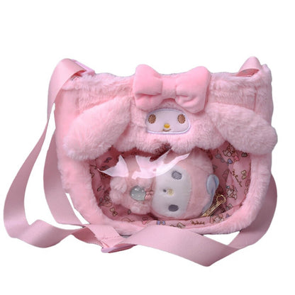 Sanrio Shoulder Bag with Plush Doll