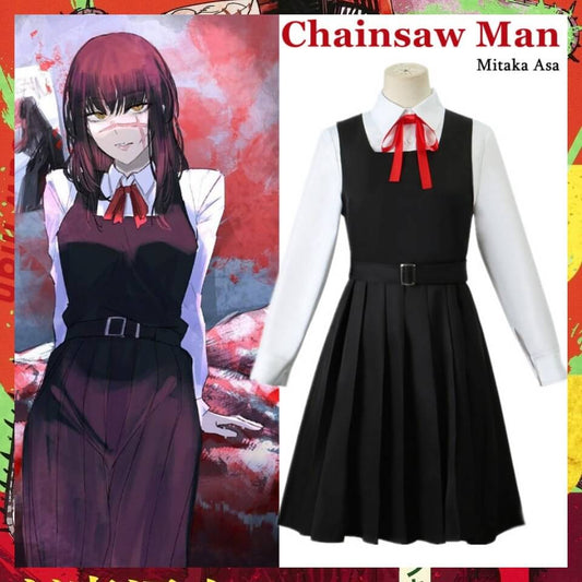 Chainsaw Man Cosplay Asa Mitaka Dress