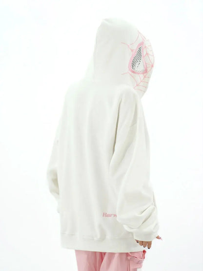 Embroidery Spider Oversized Comfy Hoodies
