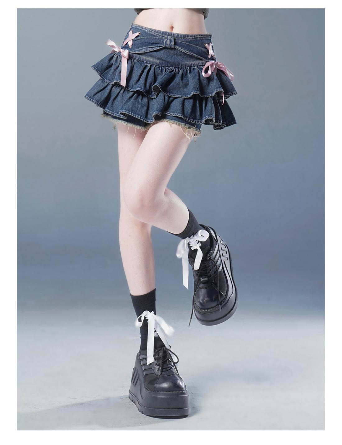 Japanese Y2k Denim Mini Skirt