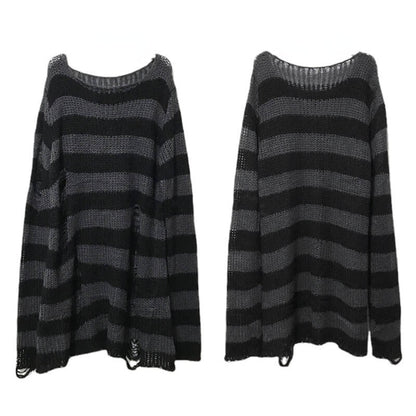 Punk Gothic Long Sweater