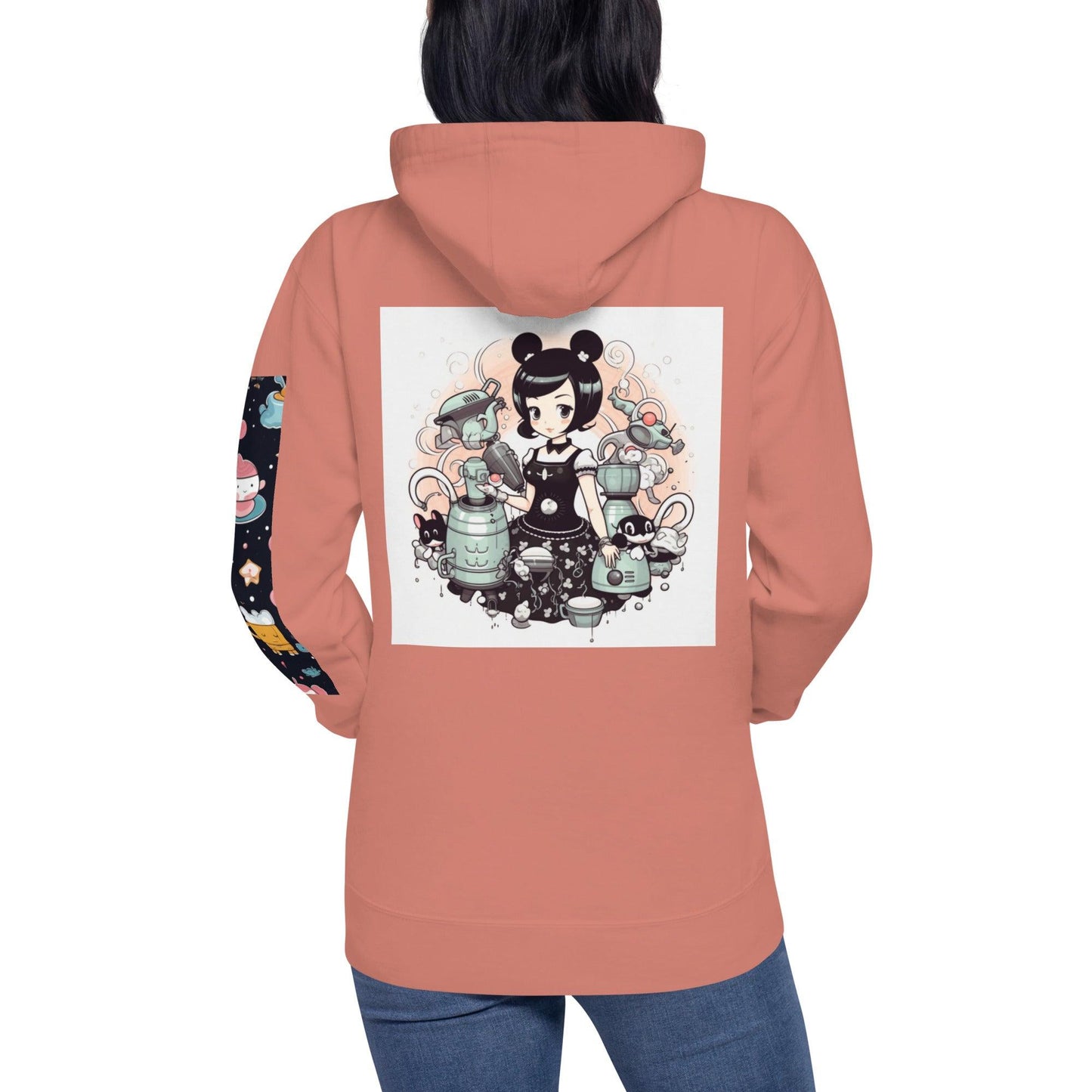 Shop Kawaii Anime Maid Girl Original Art Unisex Hoodie , , Killer Lookz , hood, hoodie, hoods, kawaii, lounge, loungewear, new, OG, outerwear , Killer Lookz , killerlookz.com