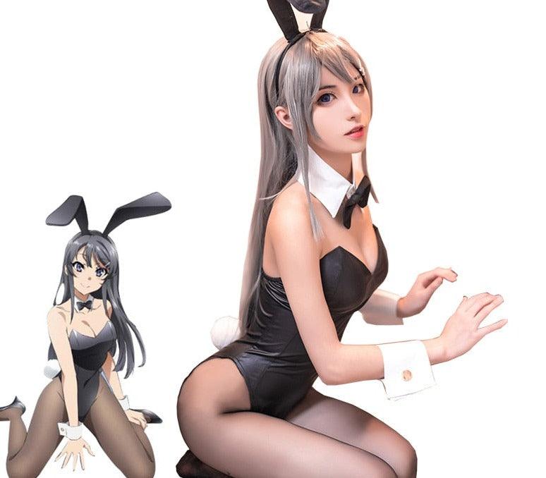 Shop Sakurajima Mai Rascal Does Not Dream of Bunny Girl Senpai Cosplay Costume, cosplay, Killer Lookz, anime, body, bodys, bunny, cosplay, halloween, kawaii, lingerie, plus, sets, Killer Lookz, killerlookz.com 