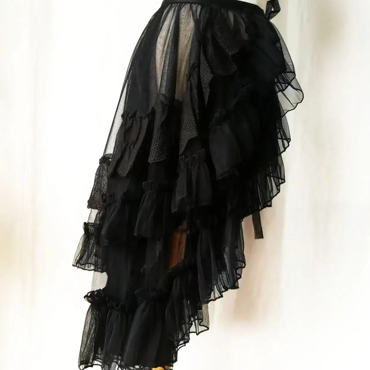 Double Layered Lolita Waist Sheer Cover Up