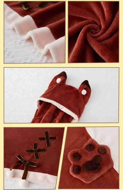 Fluffy Kawaii Anime Animal Cloaks Poncho