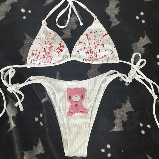 Y2k Gloomy Bear Bikini