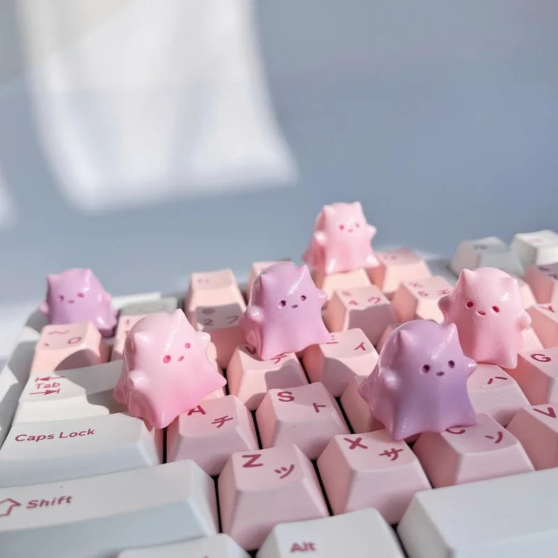 Pink Ghost Keycap