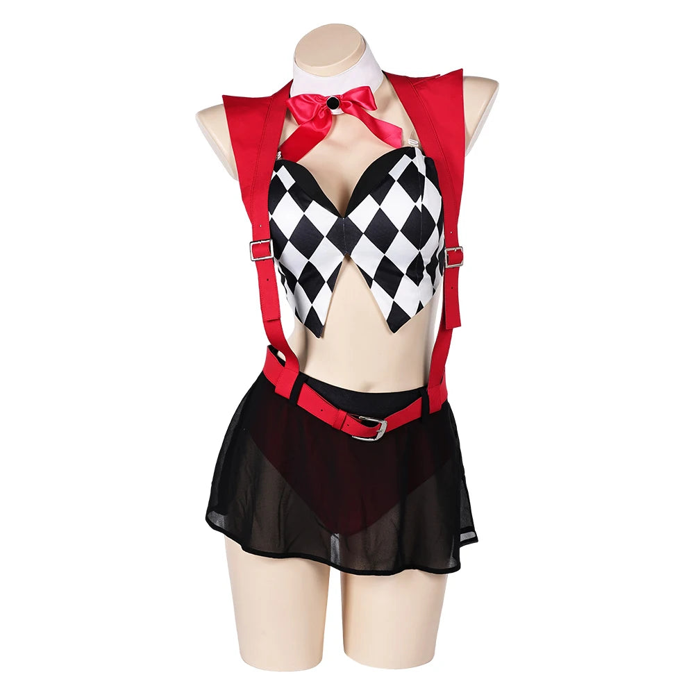 Harley Quinzel Cosplay Bodysuit