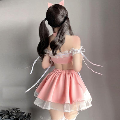 Shop Kawaii Pastel Sailor Moon Cat Girl Uniform , , Killer Lookz , cat, lingere, out from under, pastel , Killer Lookz , killerlookz.com