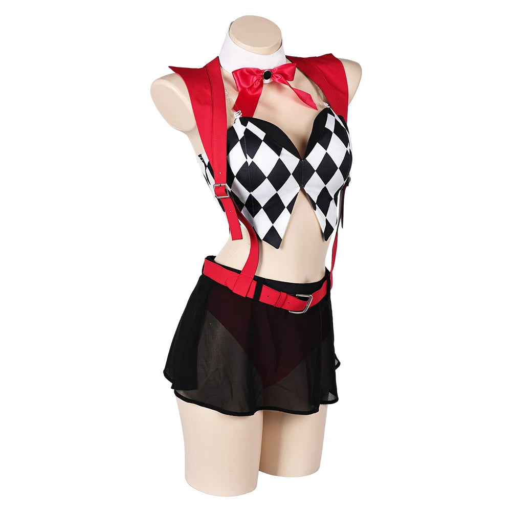 Harley Quinzel Cosplay Bodysuit