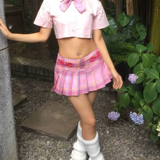 Y2k Harajuku Low Waist Mini Skirt
