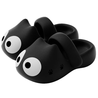 Funny Big Eyed Cat Slippers