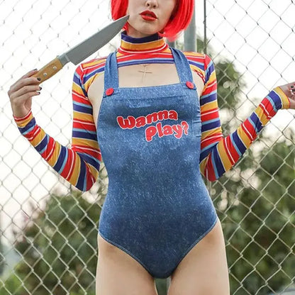 Chucky Wanna Play Bodysuit Costume