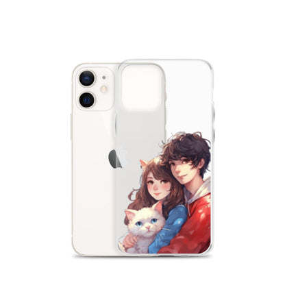 Shop Kitten and Couple Anime Clear Case for iPhone® , , Killer Lookz , iphone case, new , Killer Lookz , killerlookz.com