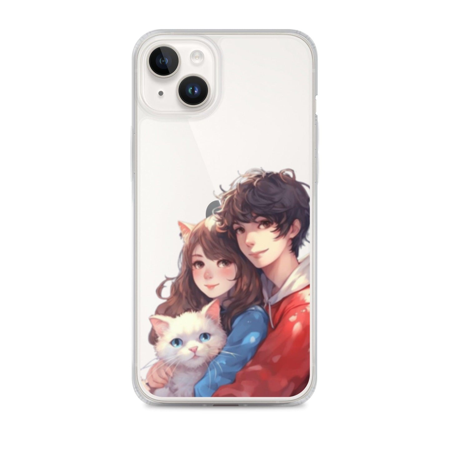 Shop Kitten and Couple Anime Clear Case for iPhone® , , Killer Lookz , iphone case, new , Killer Lookz , killerlookz.com