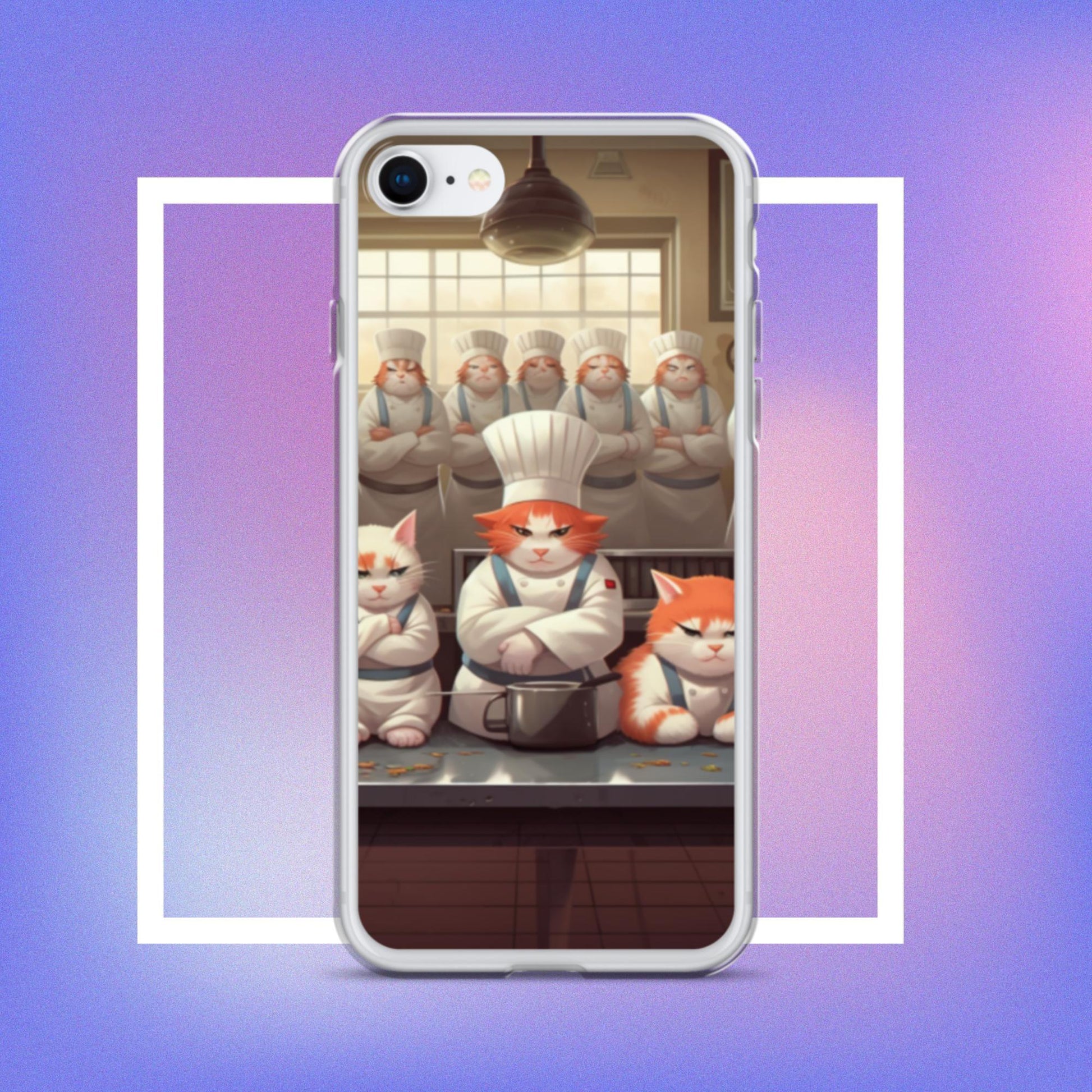 Shop Sushi Chef Cats Clear Case for iPhone® , , Killer Lookz , cute cats, funny cats, iphone case, new, sushi , Killer Lookz , killerlookz.com