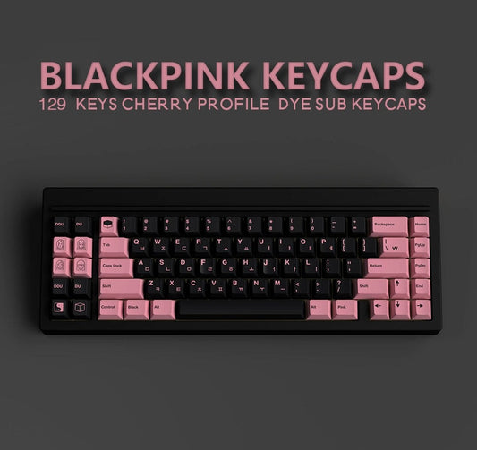 Shop BlackPink 129 Keys Custom Keycap Set , keycaps , Killer Lookz , gaming, keycaps , Killer Lookz , killerlookz.com