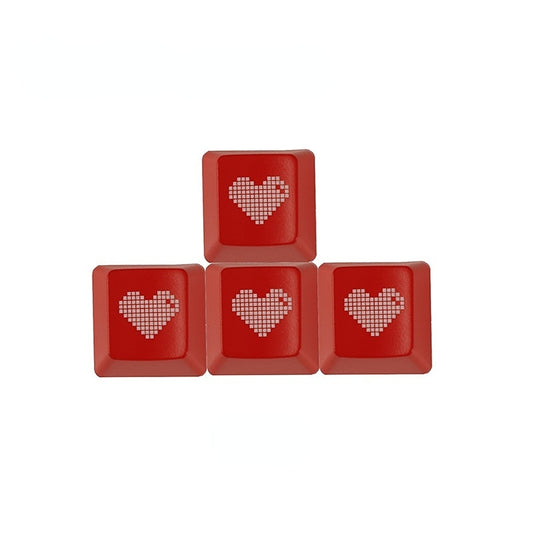 Shop Red Pixel Heart Keycaps Set , keycaps , Killer Lookz , gaming, keycaps , Killer Lookz , killerlookz.com
