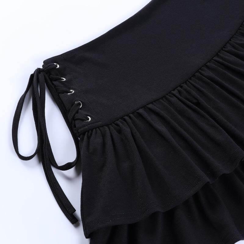 Shop Arcadi High Waist Black Mini Skirt, Skirts, KillerLookz, bottoms, skirts, Killer Lookz, killerlookz.com 