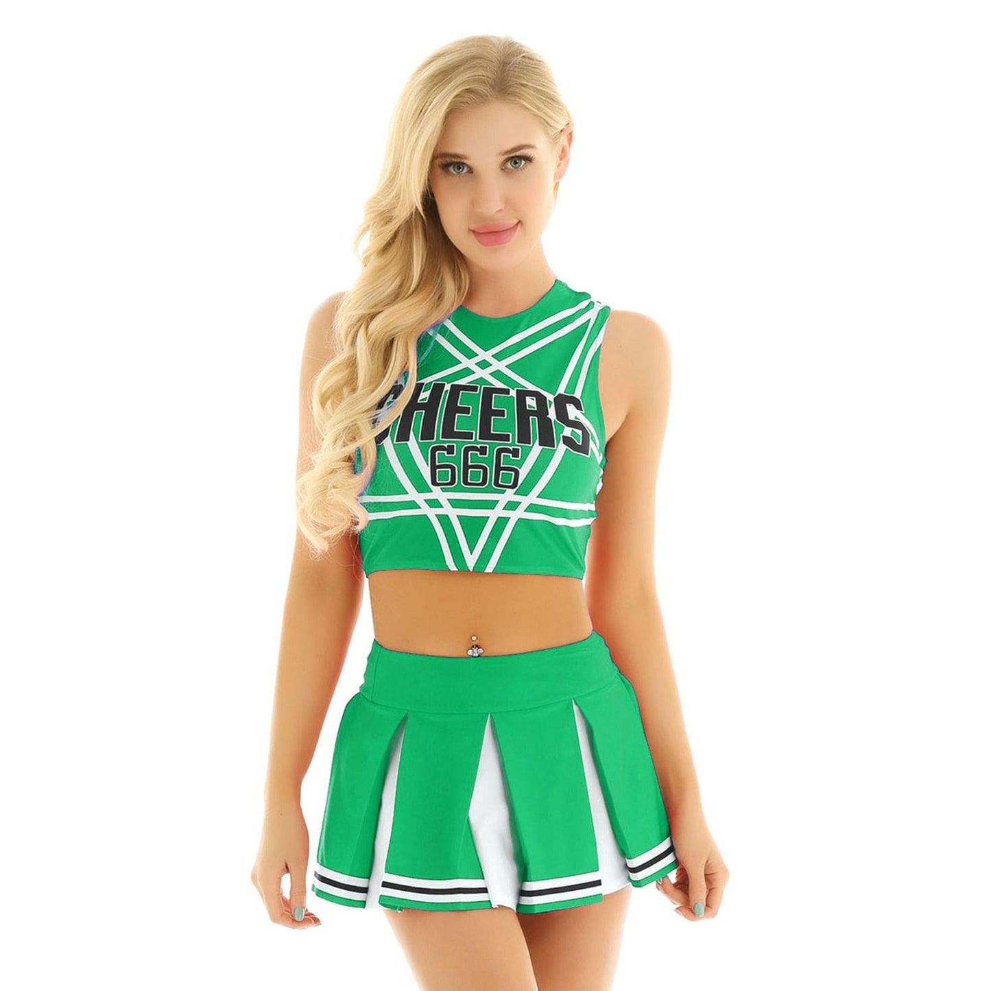 Shop Cheerleader Schoolgirl Uniform, Lingerie, Killer Lookz, academia, cosplay, halloween, lingerie, new, plus, sale, sales, set, sets, Killer Lookz, killerlookz.com 