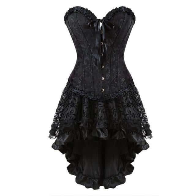 Shop Lace Trim Corset Dress, , Killer Lookz, bust, dress, top, Killer Lookz, killerlookz.com 