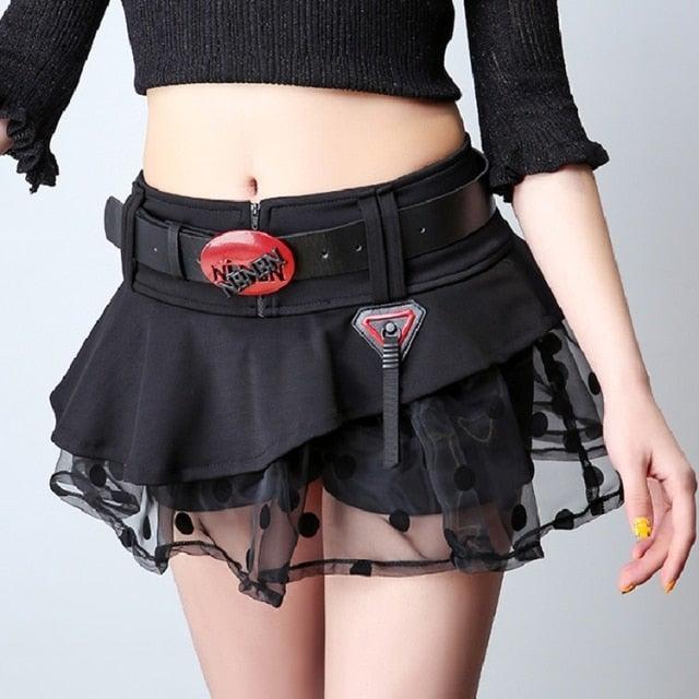 Shop Low Waist Gothic Mini Skirt, Skirts, Killer Lookz, bottoms, dark, skirts, Killer Lookz, killerlookz.com 