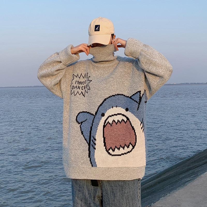 Shop Shark Turtleneck Sweater, sweater, Killer Lookz, hoodies, new, plus, winter, Killer Lookz, killerlookz.com 