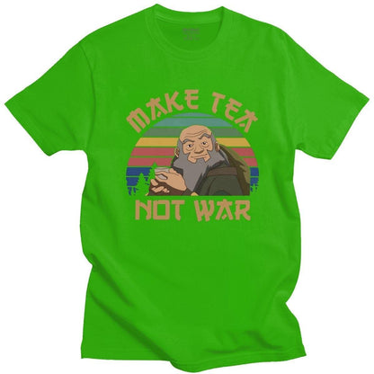 Shop Uncle Iroh's T Shirt Make Tea Not War, top, Killer Lookz, anime, black, everyday, kawaii, new, sale, top, Killer Lookz, killerlookz.com 